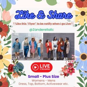 ⭐️✨Like This Flyer To Be Notify For Next Live!